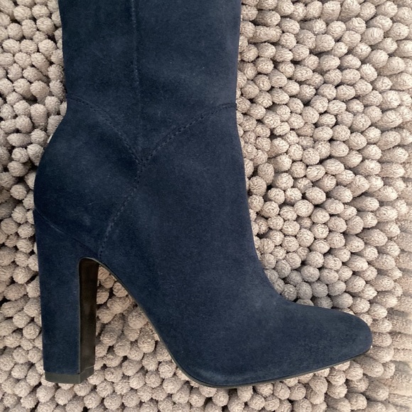 Blue suede otk boots - Picture 4 of 10